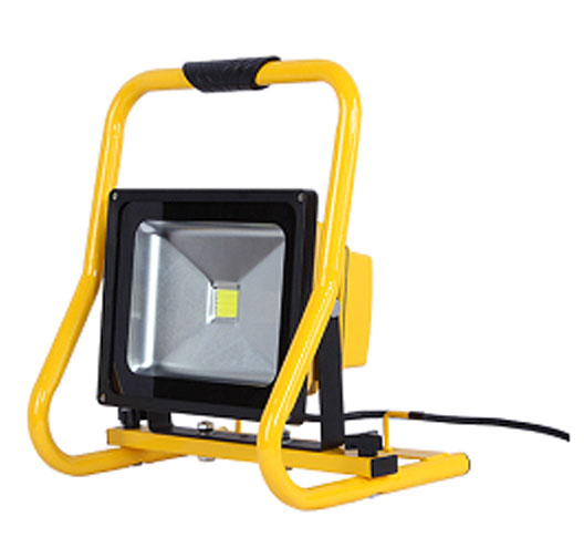 30W COB Rechargeable Standing Work Light With Cable