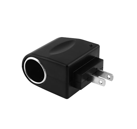Universal AC To DC Car Cigarette Lighter Socket Adapter（US Plug）