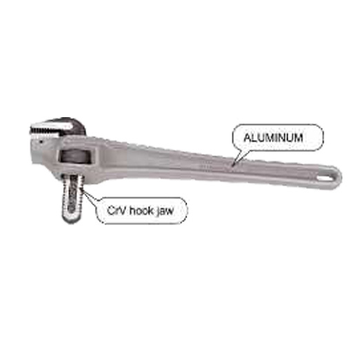 14″ Offset Aluminum Pipe Wrench