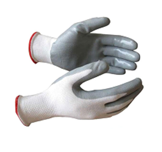 Nitrile Foam Palm Coated Gloves 13Gauge