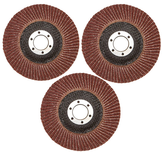 3PC 4-1/2" Flap Disc Set-60 Grip