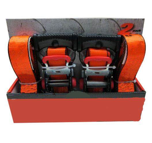 2pc Ratchet Tie Down Set