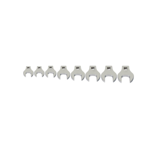 8pcs 3/8-Inch Drive Crowfoot Wrench Set