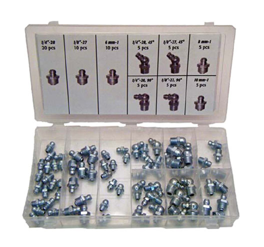 70pcs Hydraulic Grease Fitting Assortment