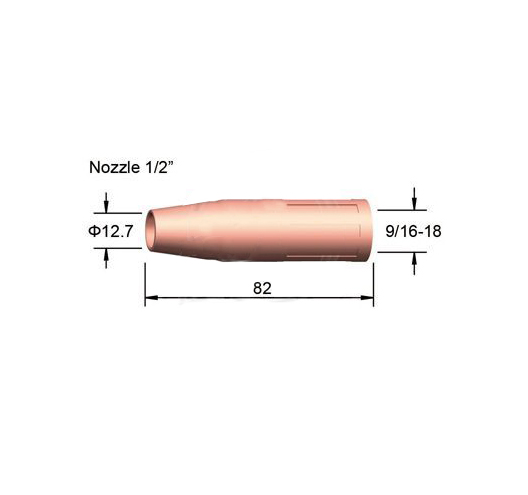 1/2" Tweco Nozzle