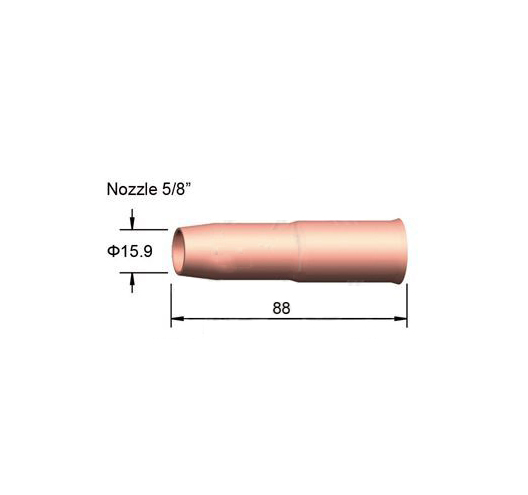 5/8" Tweco Nozzle