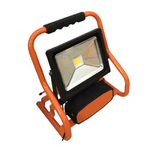 30W Rechargeable Standing Work Lighting With Bluetooth Player
