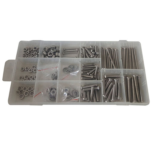 224pc Stainless Steel Nut & Bolts