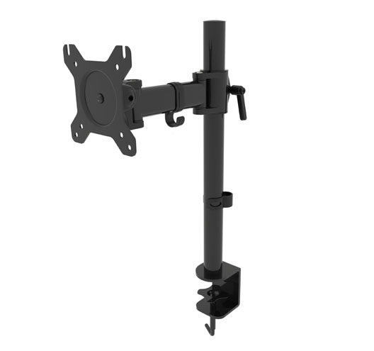 Single LCD Monitor Desk Mount Stand For 1 Screen Up To 27"