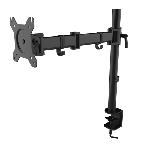 Single LCD Monitor Desk Mount Stand For 1 Screen Up To 27"