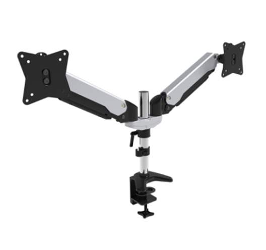 Dual LCD Monitor Desk Mount Gas Spring For 2 Screen Up To 22"