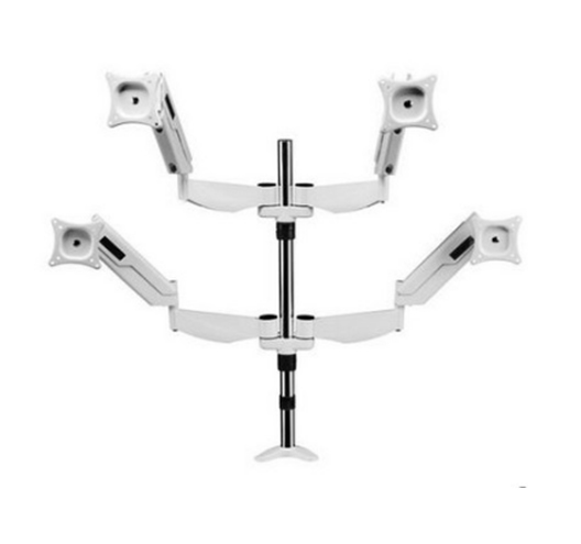 Dual LCD Monitor Desk Mount Gas Spring For 4 Screen Up To 27"