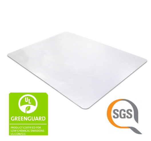Chair Mats Without Lip For Hard Floor Without Spikes- 2.5mm thickness