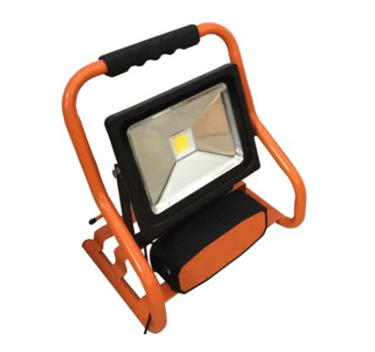 8W Rechargeable Standing Work Lighting With Bluetooth Player