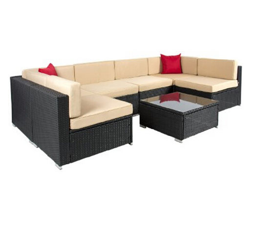 7 PC Rattan Furniture Set