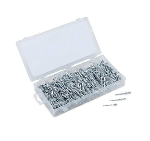 400pcs 1/4" Aluminum Rivet Assorment