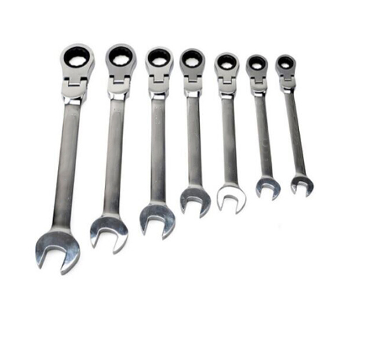 7pcs Flexible Ratchet Wrench Set