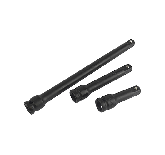 3pcs 1/2" Impact Extension Bar Set