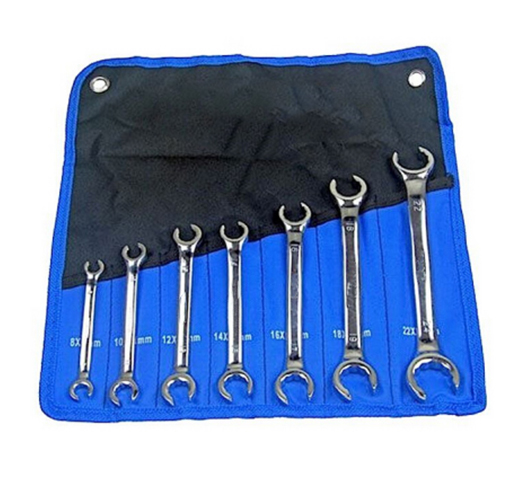 7pcs Flare Nut Wrench Set