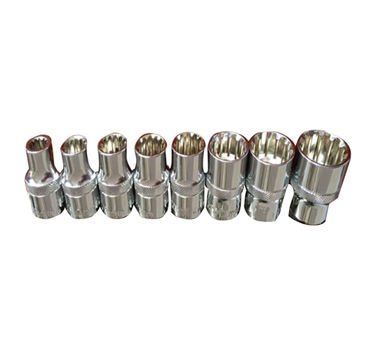 Multi-tooth Torx Inch 8t Socket Wrenches Set 1/2"