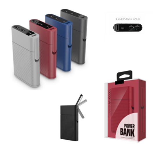 10000mah Power Bank (2 USB)