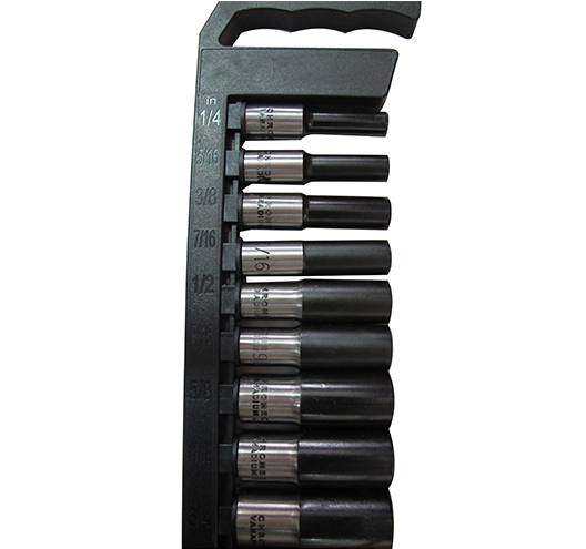 9 Pcs 3/8"Multi-fit Deep Socket Set