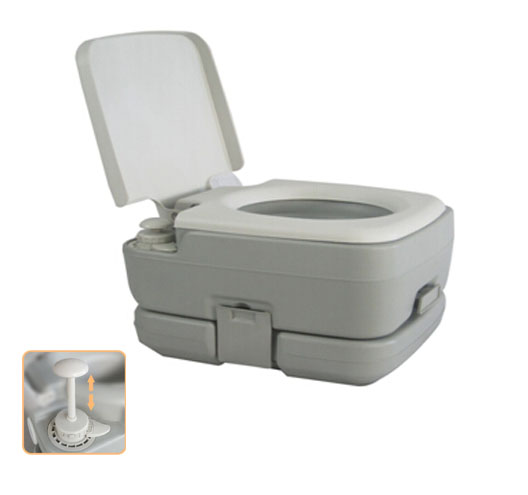 2.6 Gallon Portable Toilet （10L,Injection piston pump）