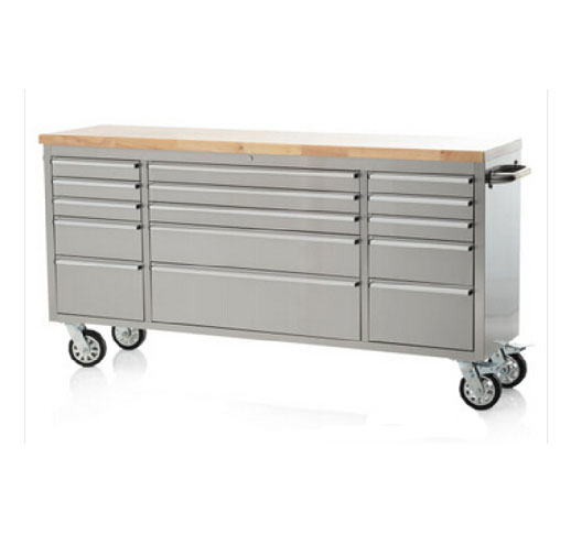 72" Stainless Steel 15 Drawer Tool Chest