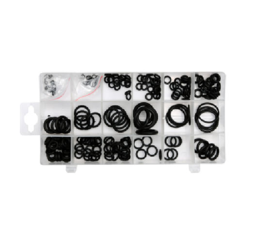 225 pcs Rubber O-ring Assortment