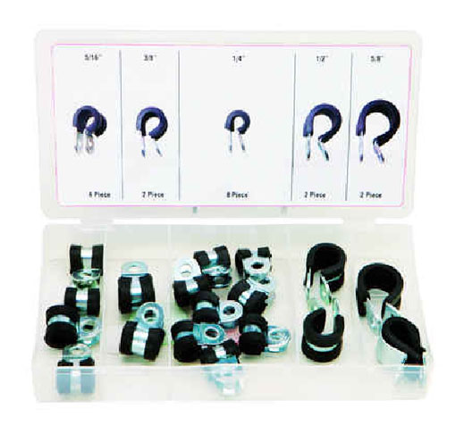 18pc Rubber Insulated Clamp Assortment
