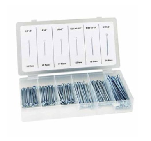 100pc Extra Long Cotter Pin Assortment