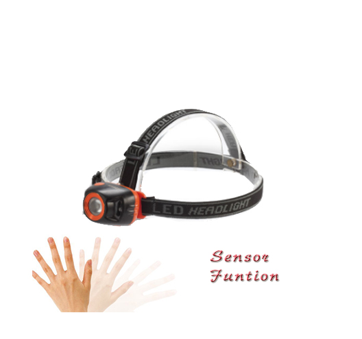 3W Head Lamp With Sensor Function