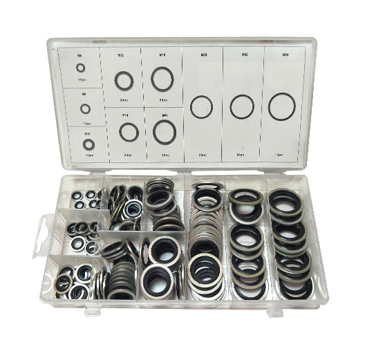 150PC Bonded Seal Ring Assortment