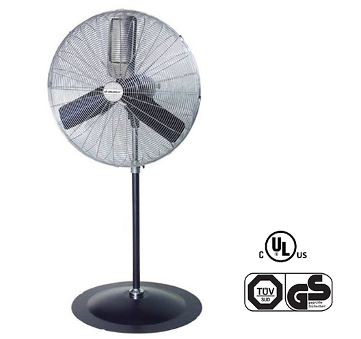 30" High Velocity Oscillating Pedestal Fan 220W