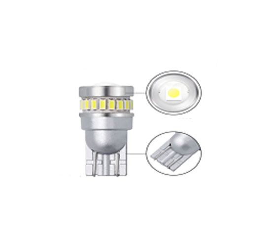 2pcs 18+1SMD Chipsets LED Light Bulbs Set