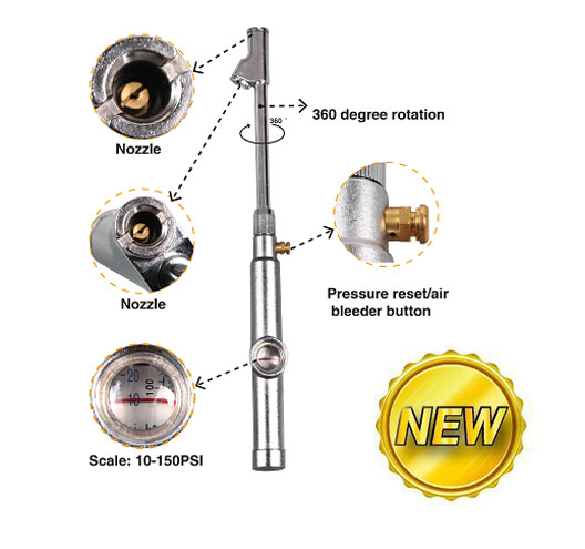 Tire Pressure Gauge 10-150PSI