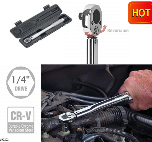 1/4" Drive Click Torque Wrench