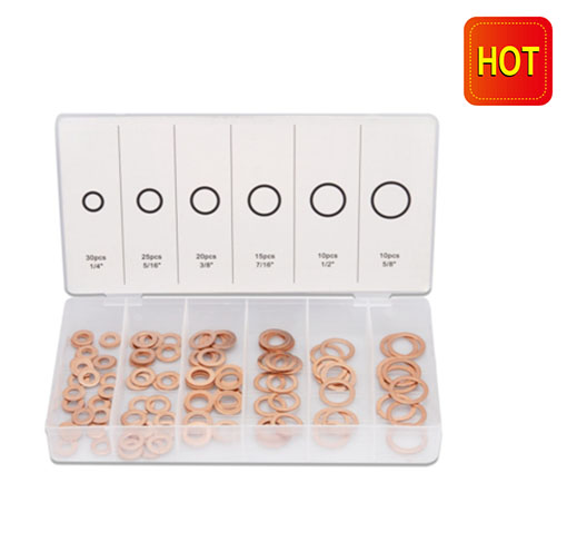 110pc Copper Washer Assortment