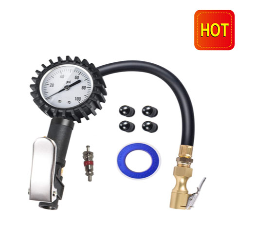 2" Dial Tire Inflator With Pressure Gauge