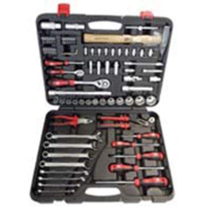 64-Piece 1/4” and 3/8” Drive Socket Set - Shallow