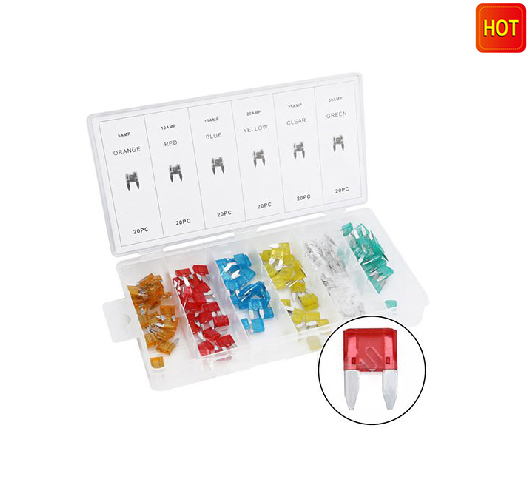 120pc Mini Car Fuse Assortment