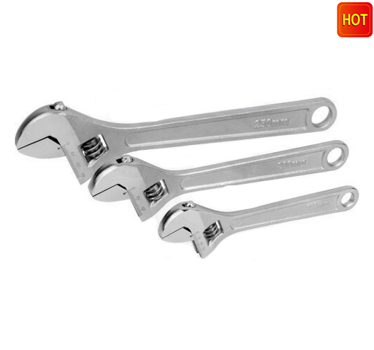 3PC ADJUSTABLE WRENCH SET