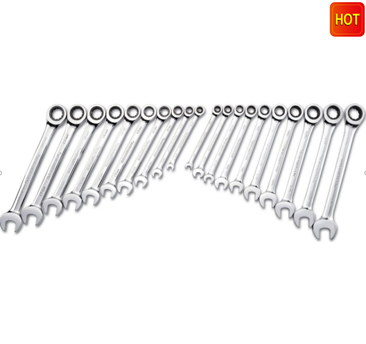 20Piece Ratcheting Wrench Set