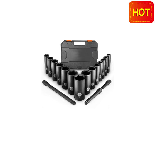 18pcs 1/2" Drive Socket Set(Metric)