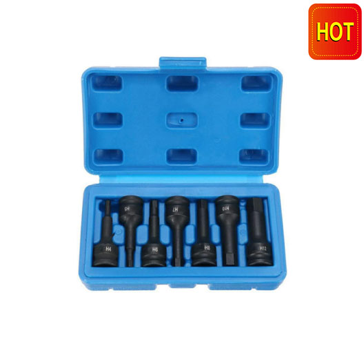 7PC 3/8IN. SQ DRIVE HEX