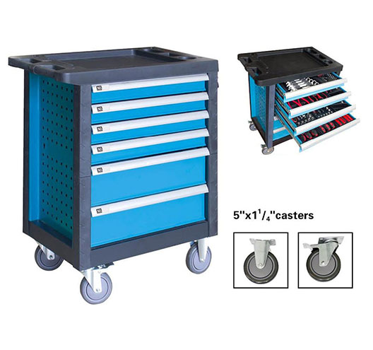 6 Drawers Roller Cabinet WithTools
