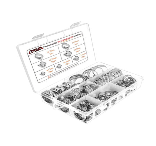 60PC Hose Clamp Set