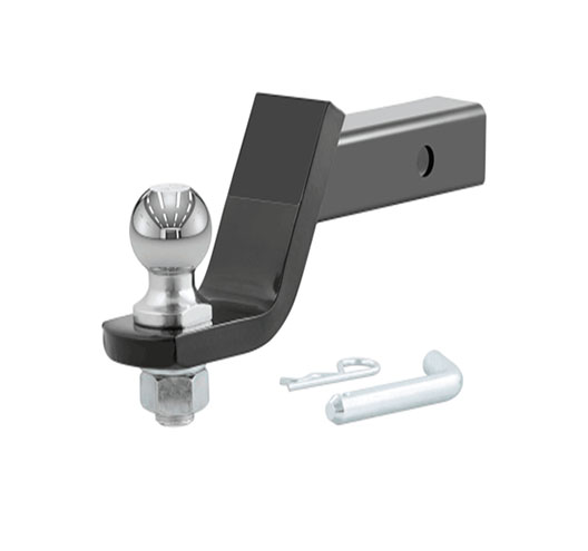 Trailer Hitch Ball Mount with 2-Inch Trailer Ball & Hitch Pin 4-Inch Drop