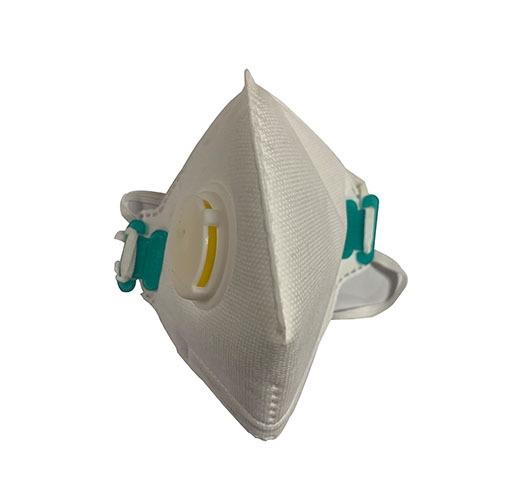 FOLD FLAT VALVED RESPIRATOR FFP2