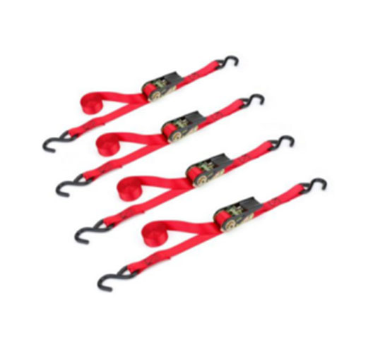 4Pcs Ratchet Tie Down,1"x10FT